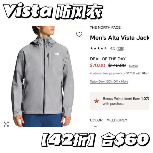 【合额外75折】TNF 应季抄底啦