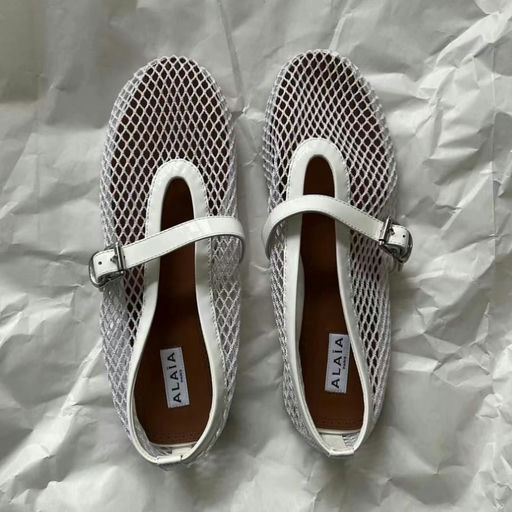 【就补2双】Alaïa渔网玛丽珍，7折