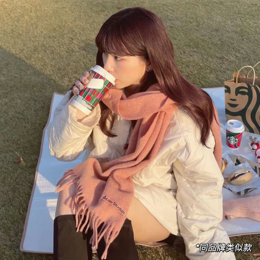 【应季6折】Acne 新款围巾下折