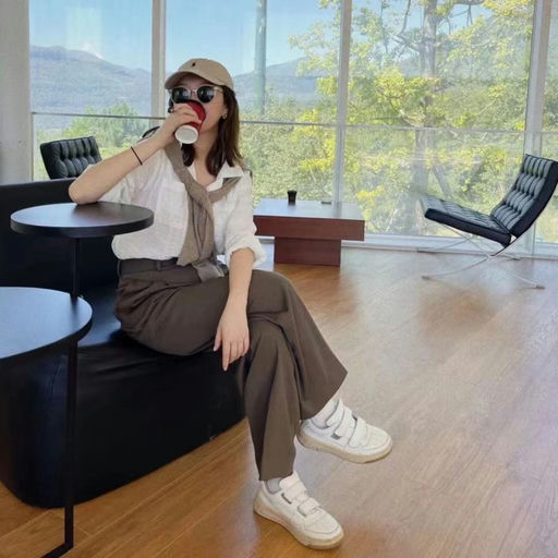 【近期史低】61折，Acne 断货王，魔术贴小白鞋