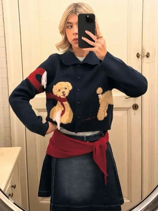 【太可爱噜！】7折，断货王小狗毛衣