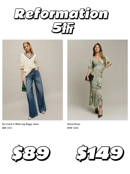 🌟【好过黑五】【Reformation 5折】