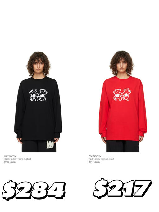 【卫衣季】We11done 抄底价