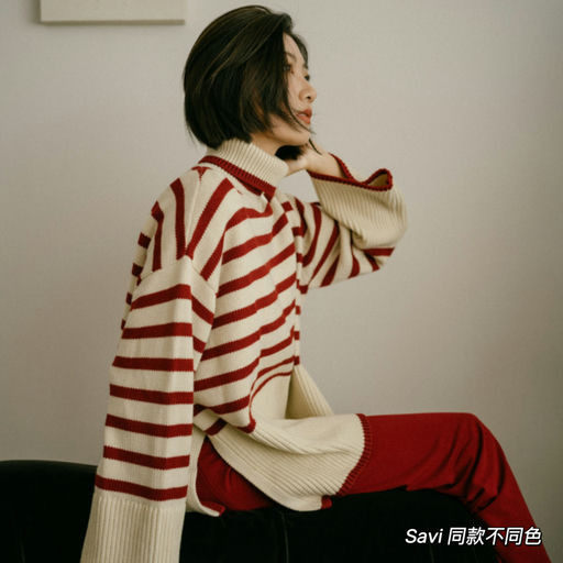 【地心价】条纹毛衣，$295