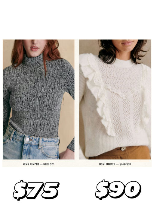 【没人比我更懂法式】Sezane 折扣区限时开放！