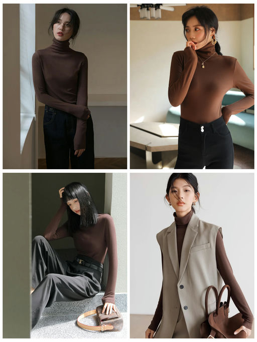 【韩系高领打底】亲肤软糯，喵总好评