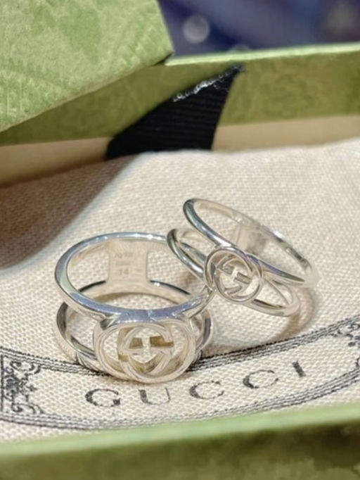 💍【镂空极简戒指】Gucci 45折