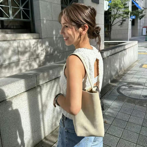 【断货王】The Row N/S park tote，小号麂皮款bug价