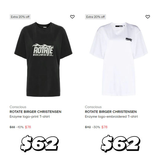 【鬼马入秋】Rotate 参加折上折，T恤几十刀就有！