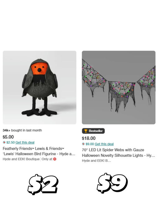 【万圣节装饰5折】【暗黑小鸟 $2.5】