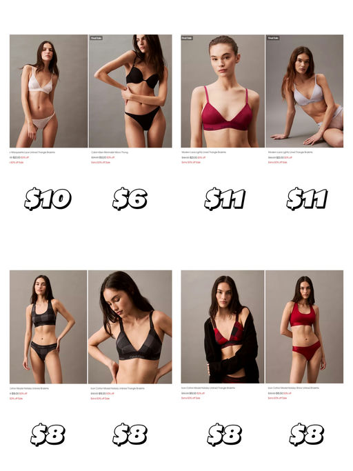 【统统不到 $10】【CK 断码捡漏】