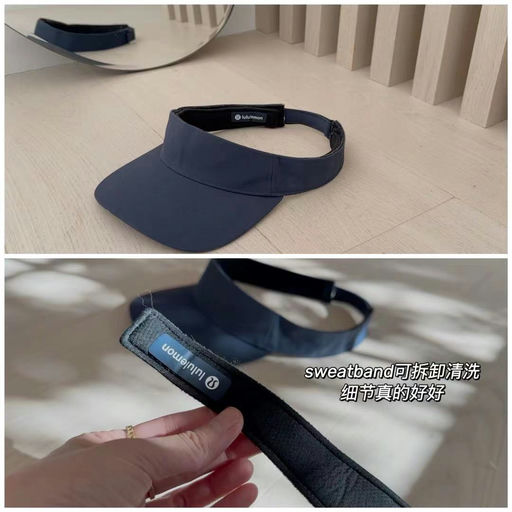 【线下门店全面断货】【喵总爱用】Lulu防晒空顶帽最热门Navy色
