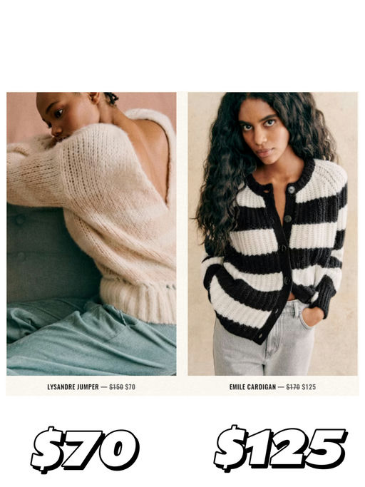 【没人比我更懂法式】Sezane 折扣区限时开放！