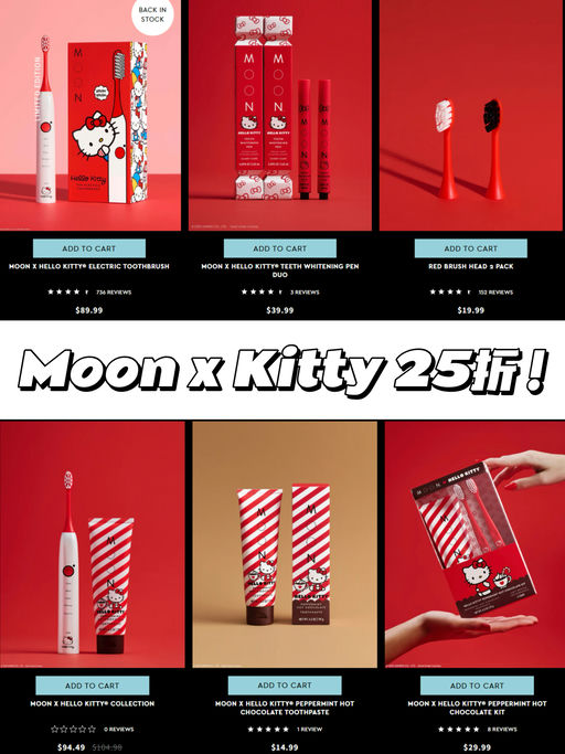 【全线25折！】【MOON x Kitty 联名闪促】