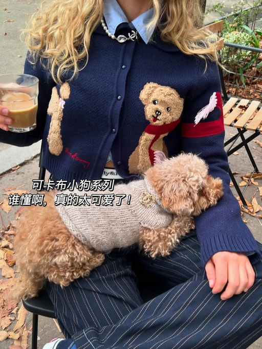 【太可爱噜！】7折，断货王小狗毛衣