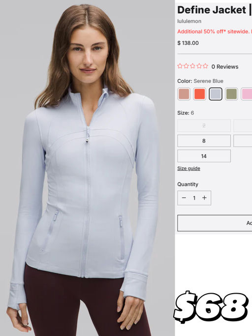 🍋「#Peloton x Lulu 5折 」【年度史低必抢！】