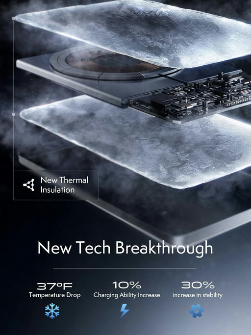 【超薄磁吸充电宝】【$21，免运】