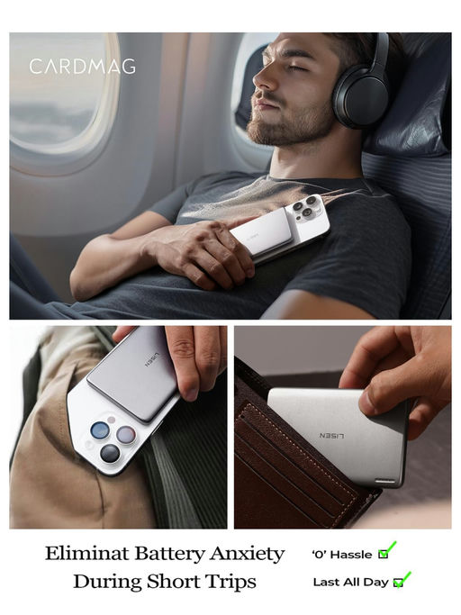 【超薄磁吸充电宝】【$21，免运】