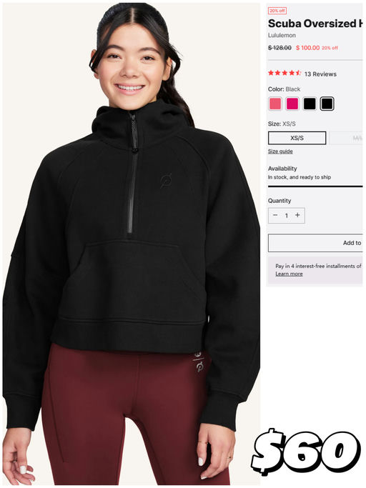 「#Peloton x Lulu 6折 」【必抢折上折！】