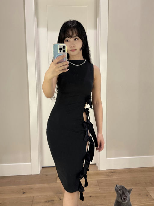 【极少黄金码】【蝴蝶结连衣裙】