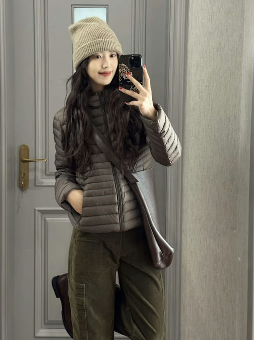 【焦糖色下折】【Lulu 排骨羽绒服】