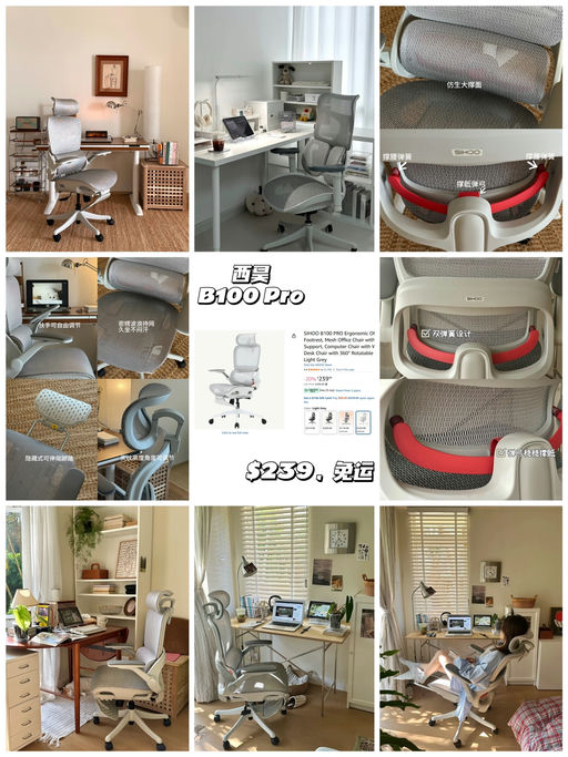 【$239，免运】【懂腰的人体工学椅】
