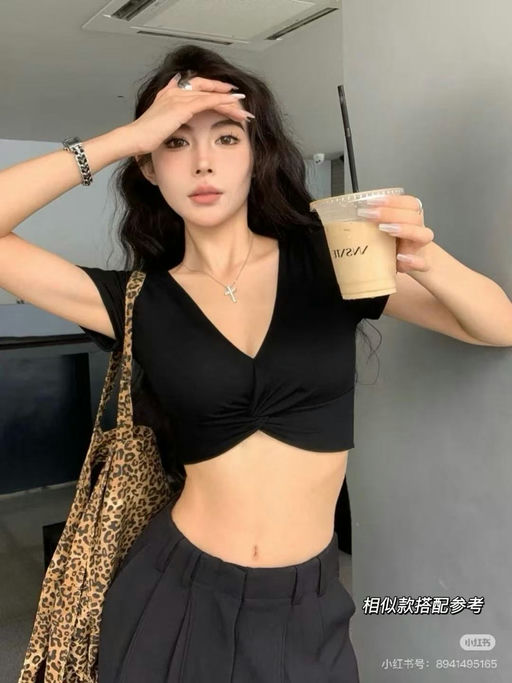 【黄金码已告急】Lulu Modal-silk前扭结T，三色下折