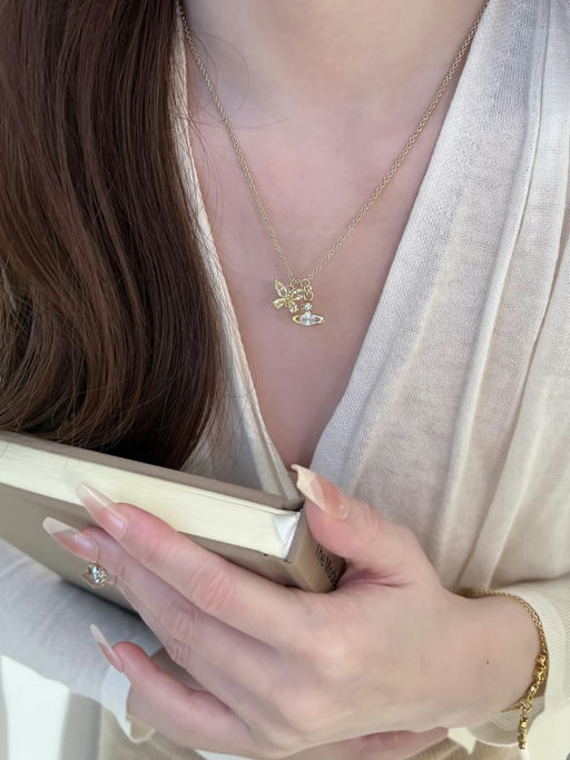 【西太后土星项链】【$100】