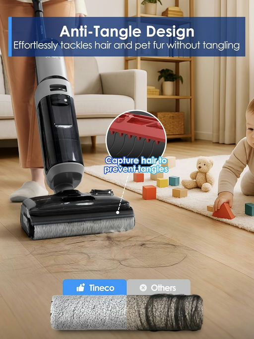 【最新款，史低价】【Tineco 180°平躺洗地机】