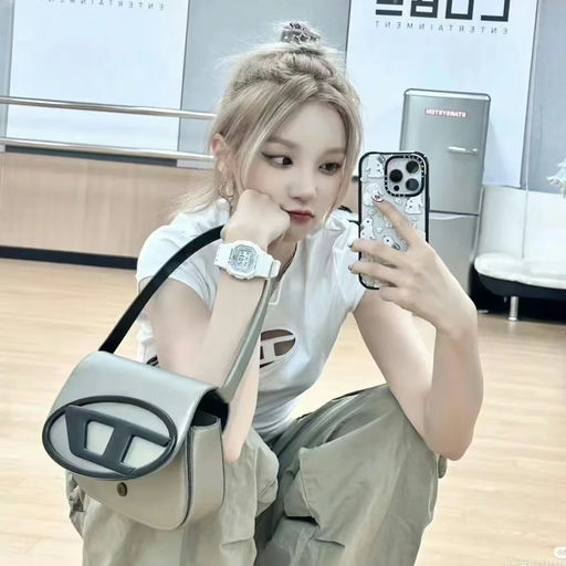 【宋雨琦同款】纯白Diesel镂空T，8折