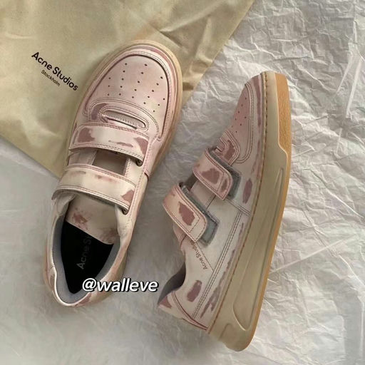 【罕见4折！】【夏日多巴胺】Acne Studios新款魔术贴运动鞋