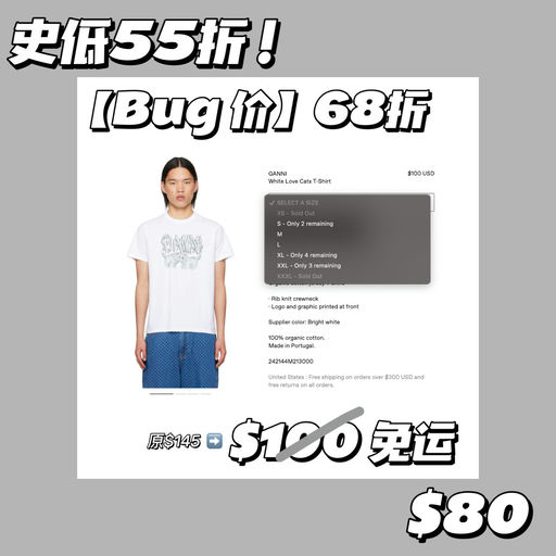 【Bug价+85折】【可爱猫猫头】