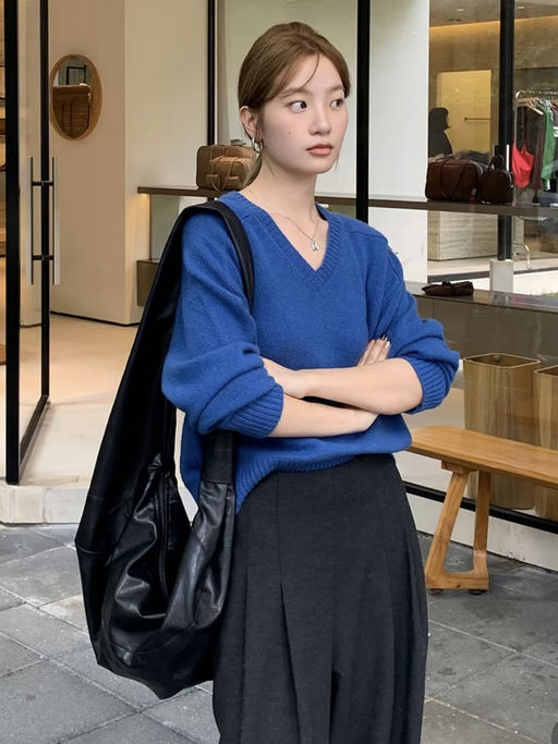 【韩系奶霜粉】【100 % 纯羊绒】