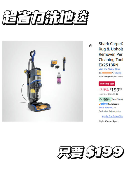 【地毯深度清洁！】【专为宠物家庭】