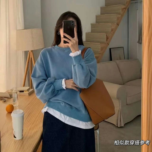 【朱珠同款】喵总也爱的极致柔软卫衣，下折