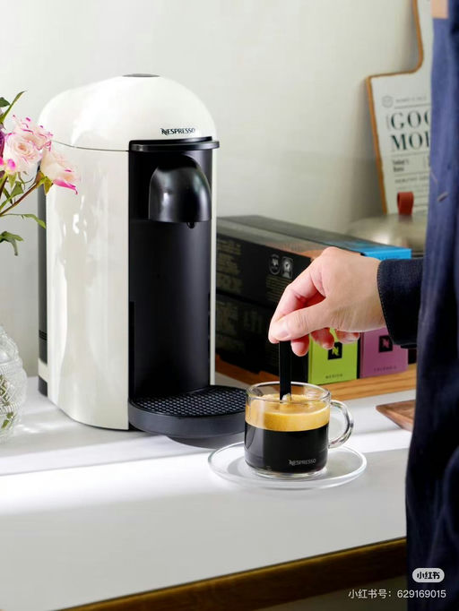 【新低43折！】【最美奶油白】Breville浓缩咖啡机，Vertuo Plus