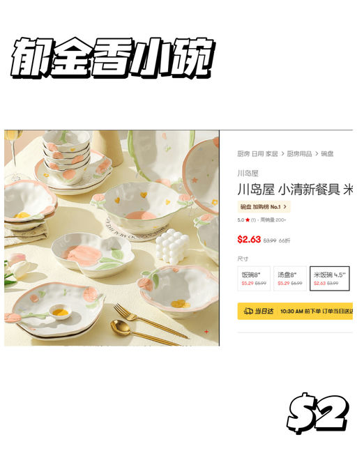 【家居小物】【大多不到 $10】