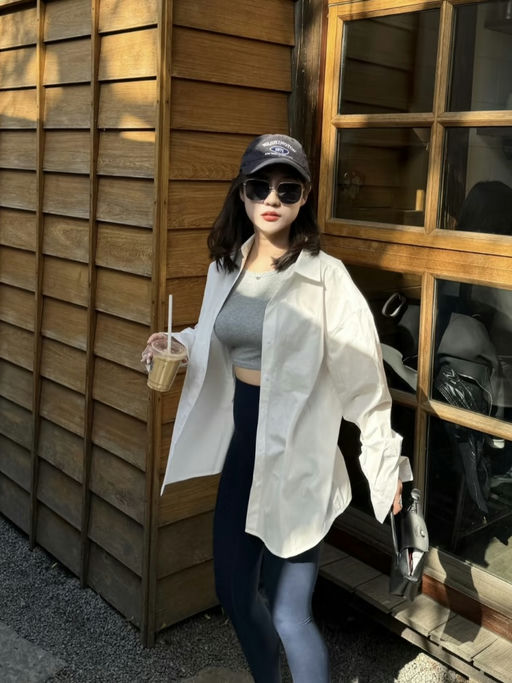 🍋【补货XS】lulu 衬衣，穿搭神器