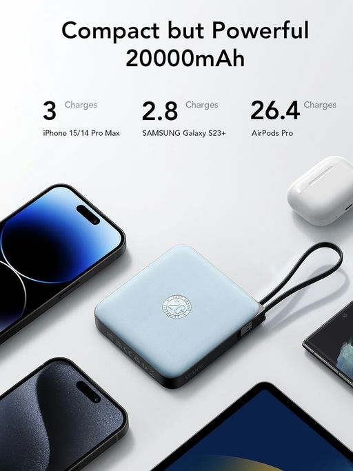 【一拖三充电宝】【$26，免运】