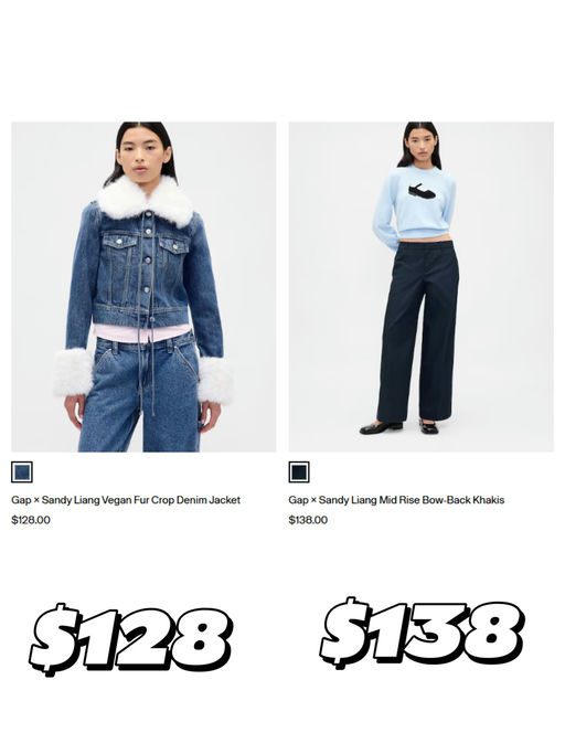 【老夫的少女心】Gap X Sandy Liang 上新！
