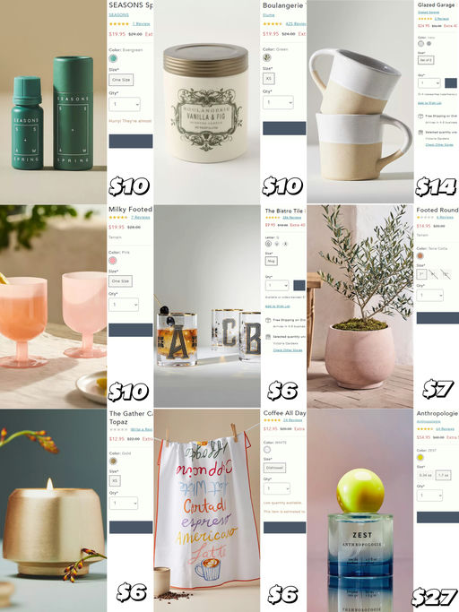 【好久不见】Anthropologie 额外5折挖宝