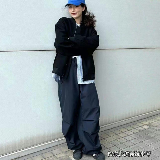 【喵喵视频同款！】Uniqlo降落伞裤，下折啦