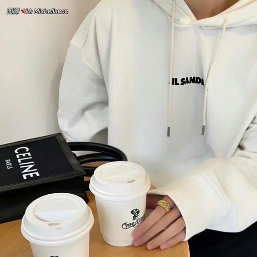 【应季史低】【35折，码全】Jil Sander奶油白卫衣