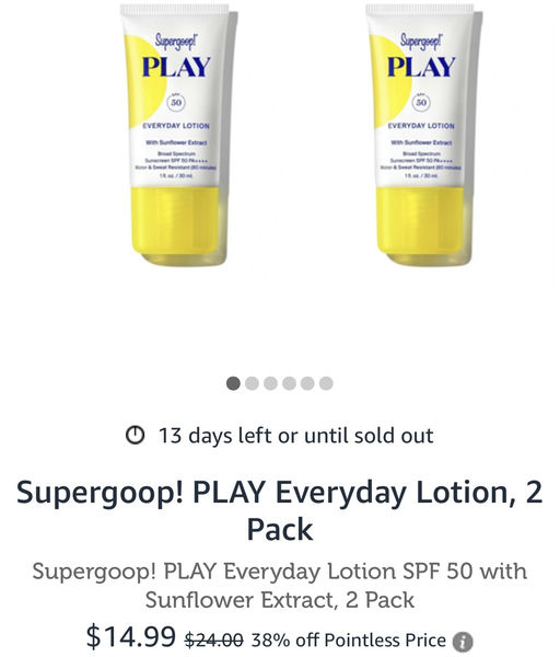 【夏日防晒大作战】专业防晒Supergoop超低折扣