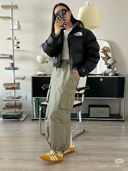 【爽快5折】TNF 经典Nuptse短款羽绒服