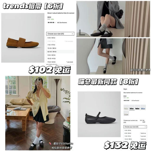 【网评最好穿玛丽珍】Camper Right系列，6折起