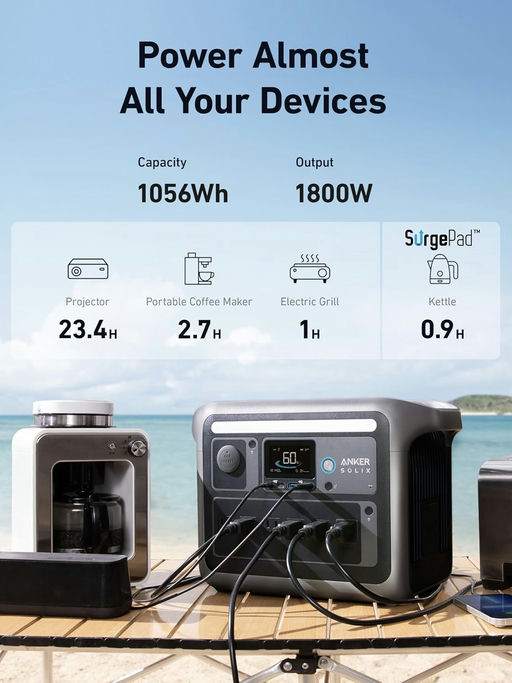 【$527，免运】【断电露营双保险】