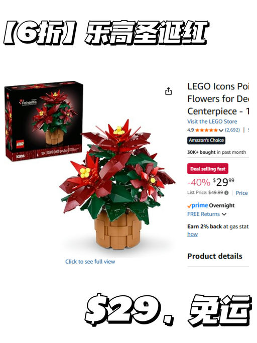 🌺【圣诞红盆栽】【只要 $29】