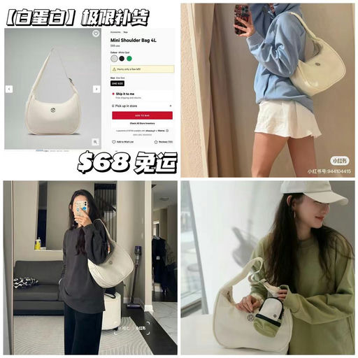 【国内一包难求】【罕见补货！】Lulu腋下包白蛋白