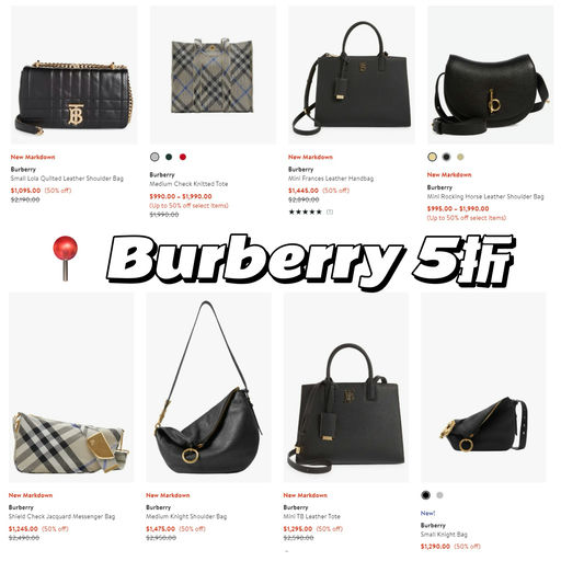【闪购】Burberry 一律5折